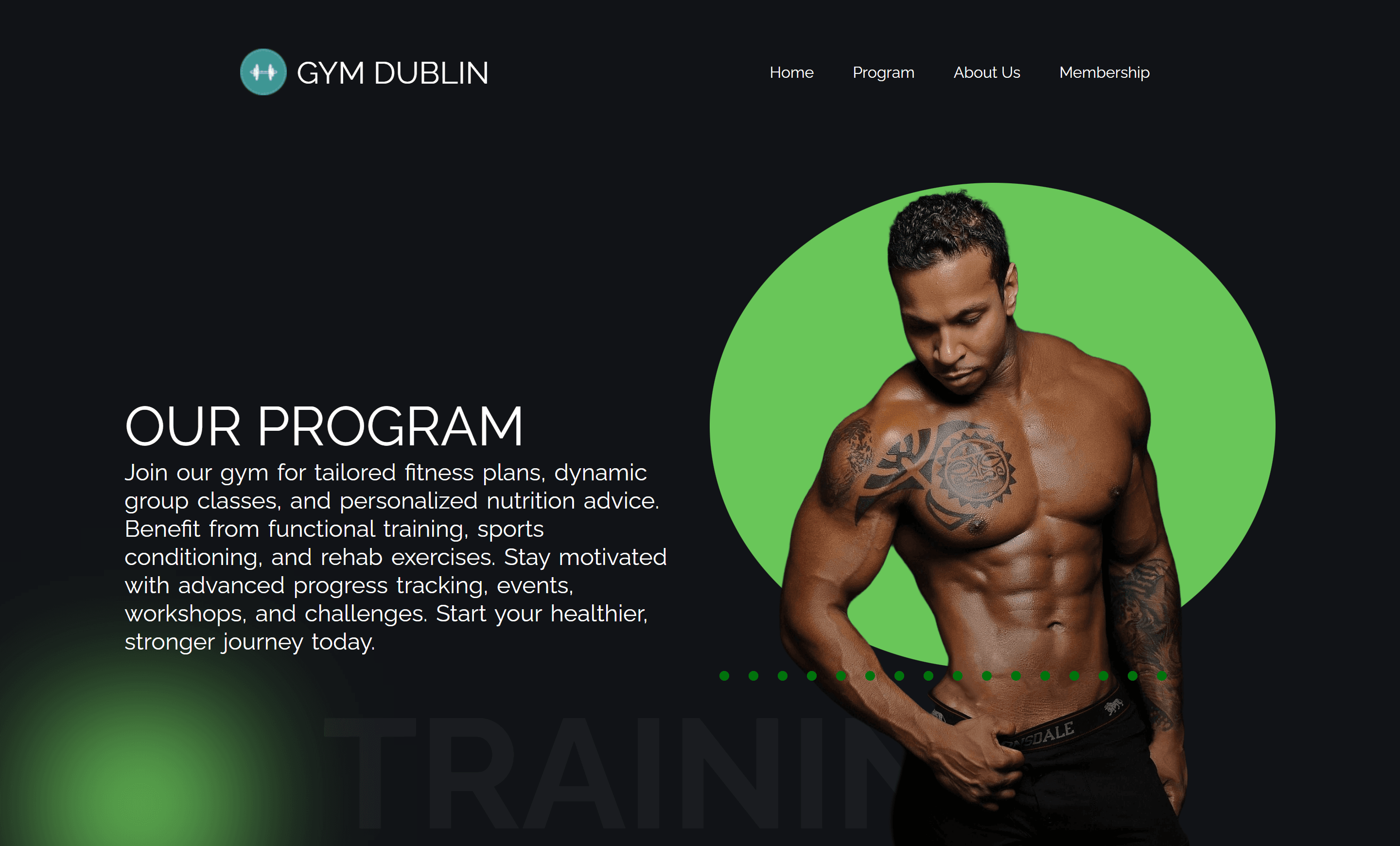 Gym Website