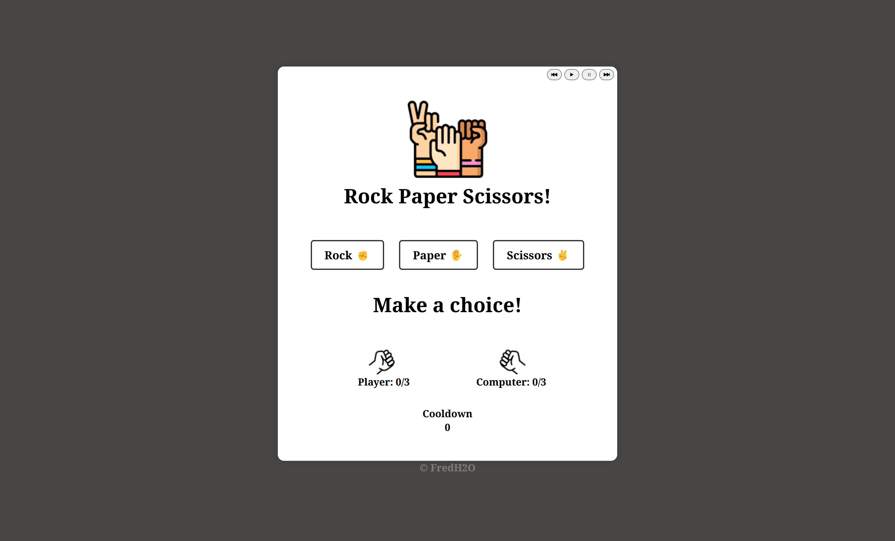 Rock, Paper, Scissors!